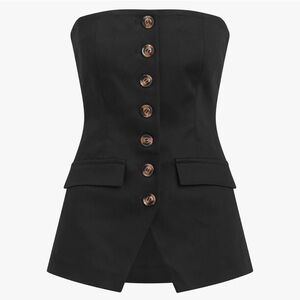 Favorite Daughter Phoebe Strapless Bustier Top